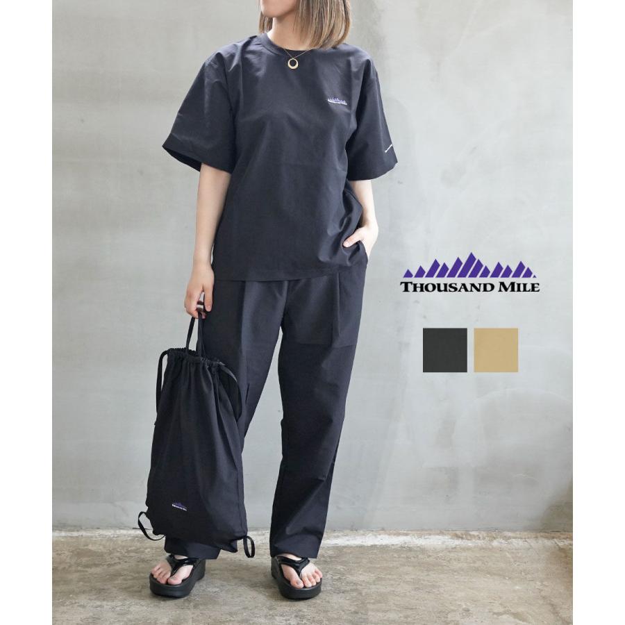 サウザンドマイル ショートスリーブTシャツ＆ロングパンツセットアップ