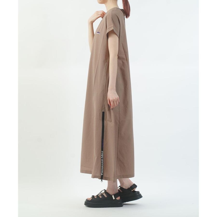 美品✨ドゥロワー　SUMMER1 チェックフレンチスリーブワンピース　2024 サウザンドマイル フレンチスリーブワンピース チェック THOUSAND MILE