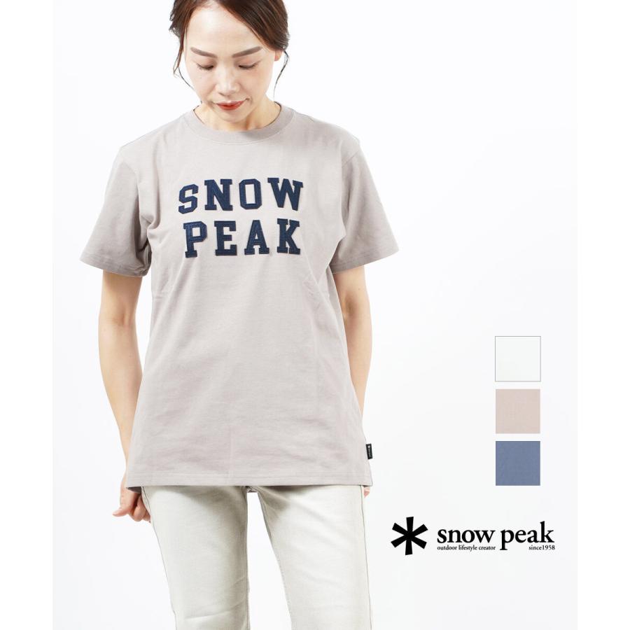 snow peak（スノーピーク） ロゴTシャツ カットソー SNOW PEAK Felt