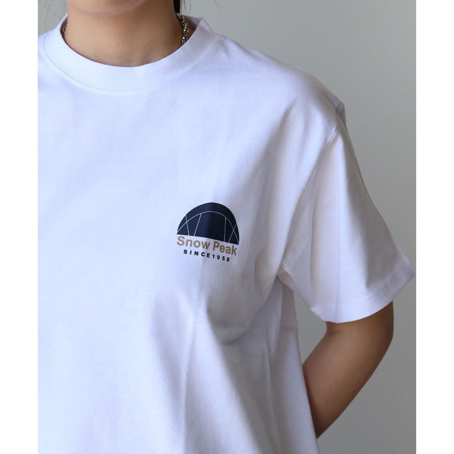 スノーピーク Alpha Breeze Typography T-Shirt Snow Peak 2024春夏新作 レディース メンズ 国内正規品｜etre｜07