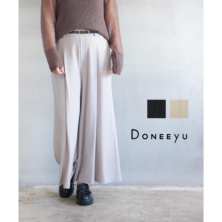 ドニーユ マットストレッチポンチパンツ DONEEYU レディース