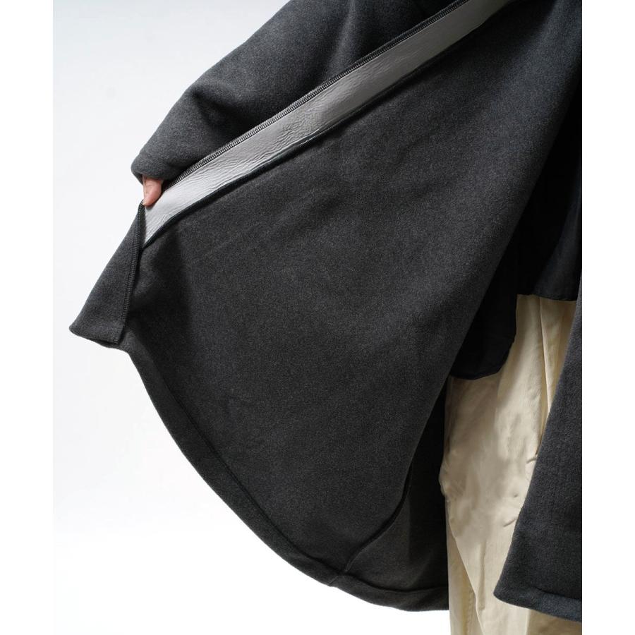 utiliteユティリテ　コート　新品未使用 utilite (ユティリテ) | スタンドカラーコート (black / gray