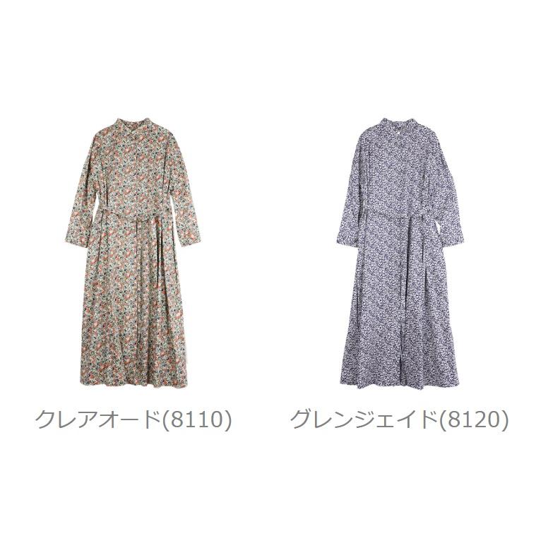 ユティリテ　utilite リバティワンピース ユティリテ リバティプリント シャツワンピース utilite レディース