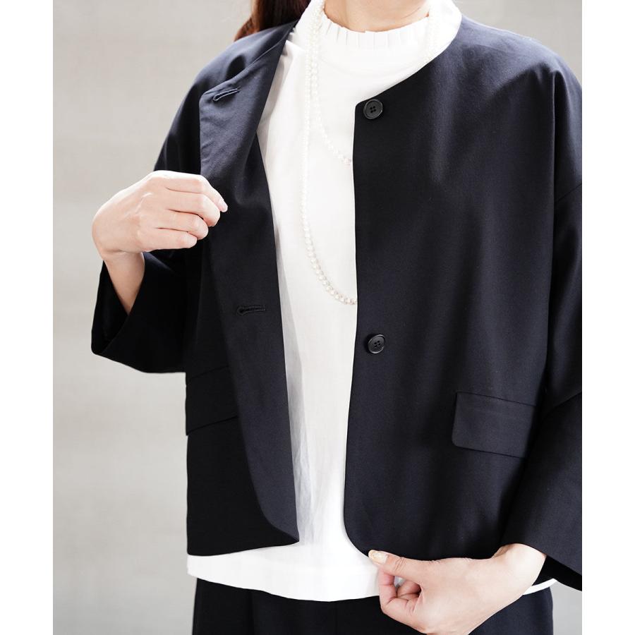 utilite ユティリテ 強燃 ツイルストレッチ ドルマン ジャケット ユティリテ 強撚ツイルストレッチ ドルマンジャケット utilite