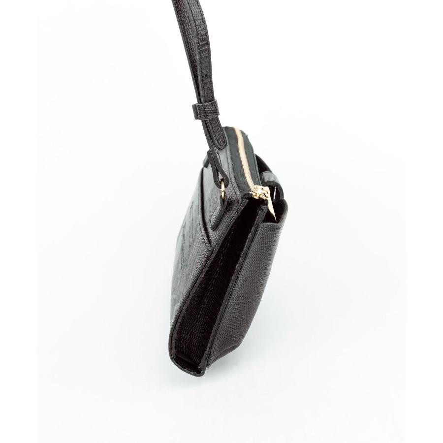 VIOLAd'ORO ヴィオラドーロ リザード型押しレザー 横型