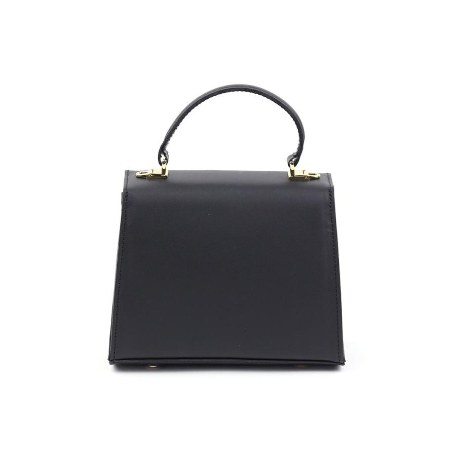 【美品】ヴィオラドーロ バッグ レディース レザー ハンドバッグ/黒 VIOLAd'ORO ヴィオラドーロ ハンド ショルダー バッグ レザー