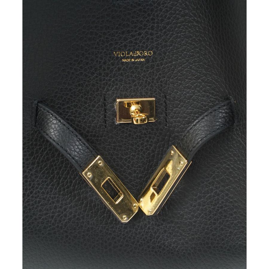VIOLAd'ORO（ヴィオラドーロ） イタリアンWフェイスレザートートバッグ