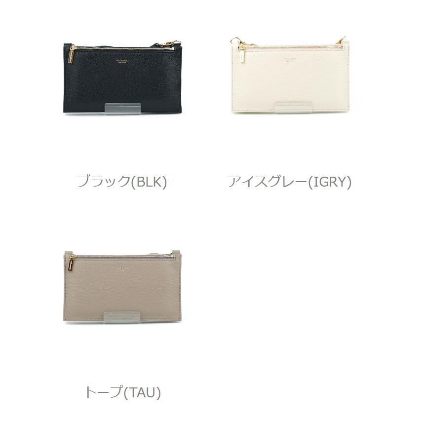 VIOLAd'ORO（ヴィオラドーロ） シュリンク型押しレザー お財布機能つき