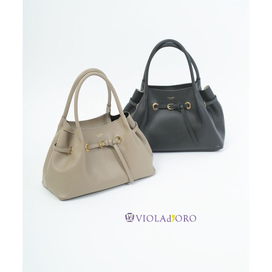 ヴィオラドーロ 型押しWフェイスレザー トートバッグ TRERO VIOLAd'ORO V-1600 国内正規品 2025秋冬新作 送料無料 VIOLAd'ORO（ヴィオラドーロ） 型押しWフェイスレザー トートバッグ
