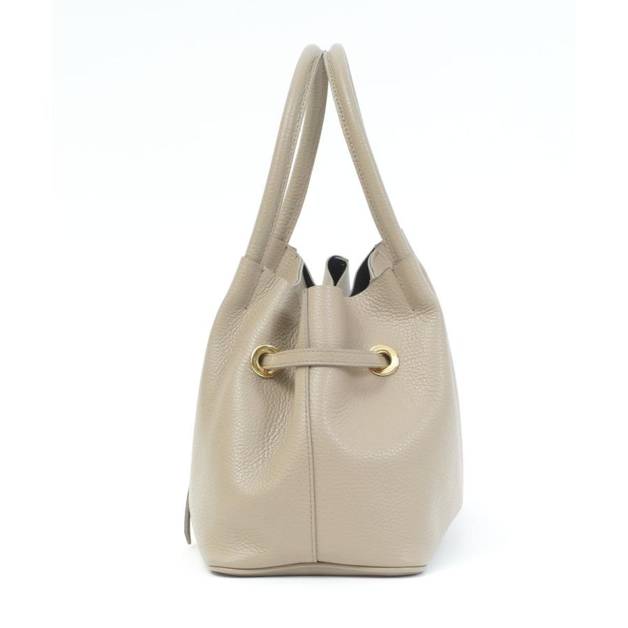 VIOLAd'ORO（ヴィオラドーロ） 型押しWフェイスレザー トートバッグ