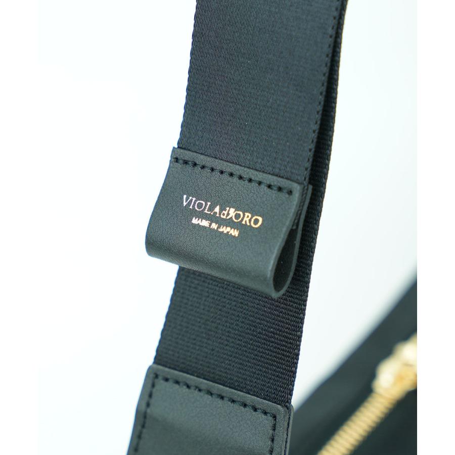 VIOLAd'ORO（ヴィオラドーロ） BIANCA ナイロンボディバッグ VIOLAd