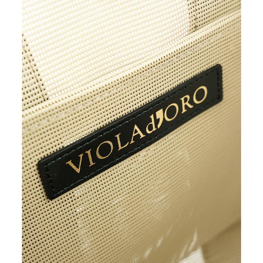 VIOLAd'ORO（ヴィオラドーロ） メッシュ トートバッグ GINO VIOLAd'ORO