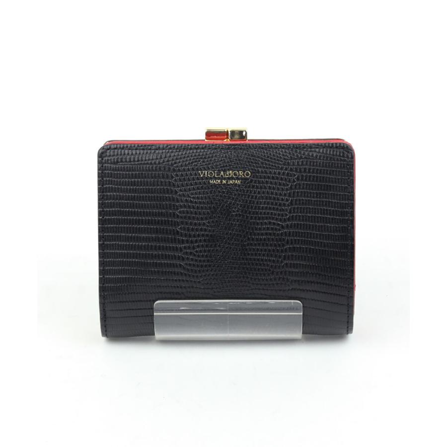 VIOLAd'ORO（ヴィオラドーロ） 財布 二つ折り財布 がま口 PORTA ポルタ