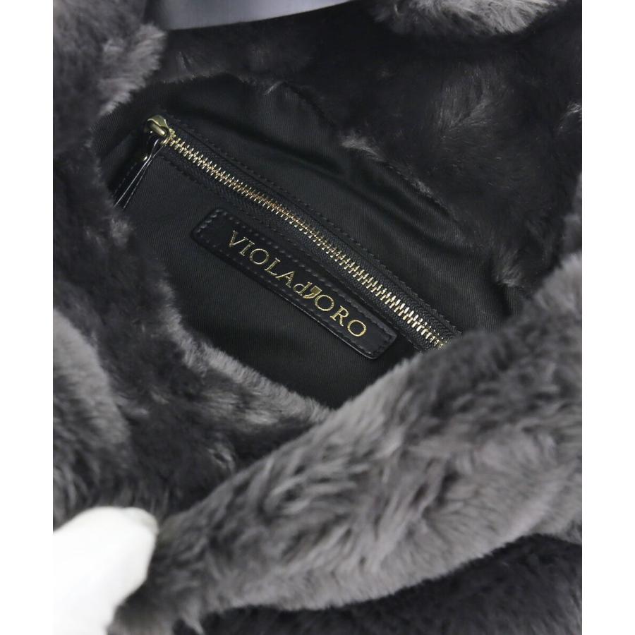 VIOLAd'ORO（ヴィオラドーロ） ショルダーバッグ ファーバッグ