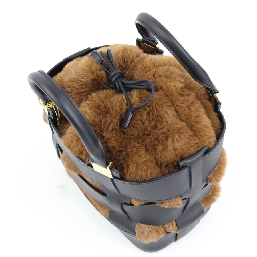 VIOLAd'ORO（ヴィオラドーロ） ファーバッグ ELMO エルモ レディース