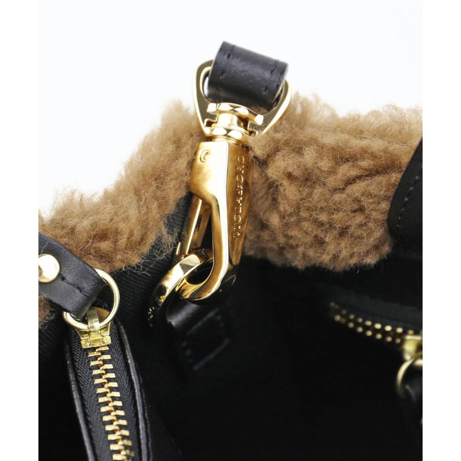 VIOLAd'ORO（ヴィオラドーロ） エコムートン2wayトートバッグ ELMO