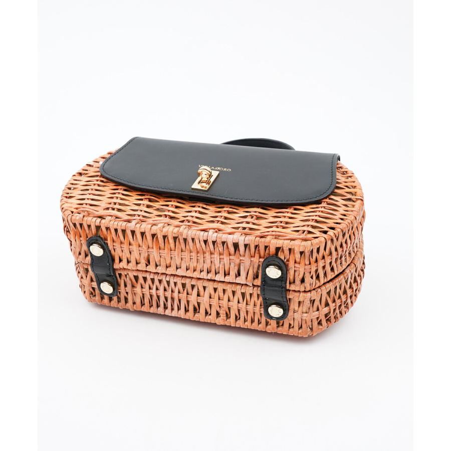 VIOLAd'ORO MIRO スクエアバスケット バッグ VIOLAd'ORO MIRO スクエアバスケット バッグ