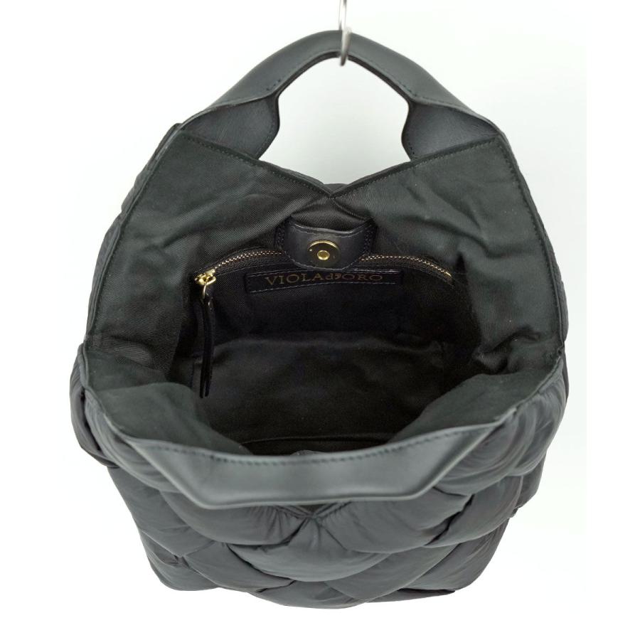 VIOLAd'ORO（ヴィオラドーロ） ELMO ナイロンンボンディングトート