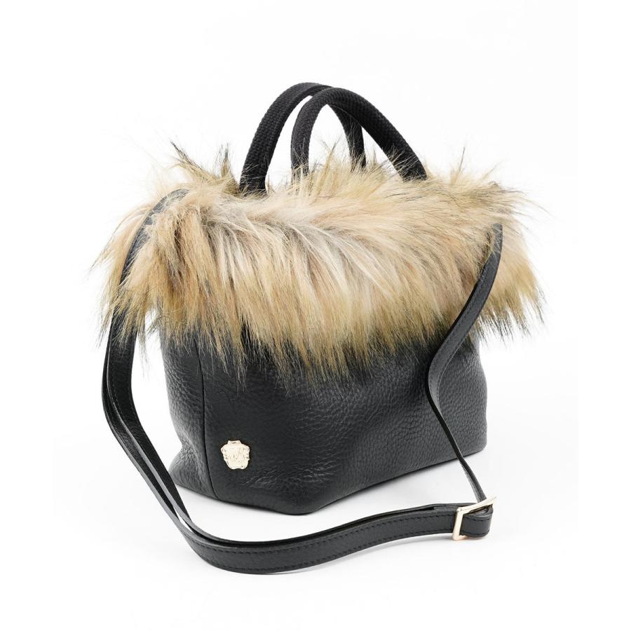 VIOLAd'ORO（ヴィオラドーロ） エコラクーンファー トートバッグ