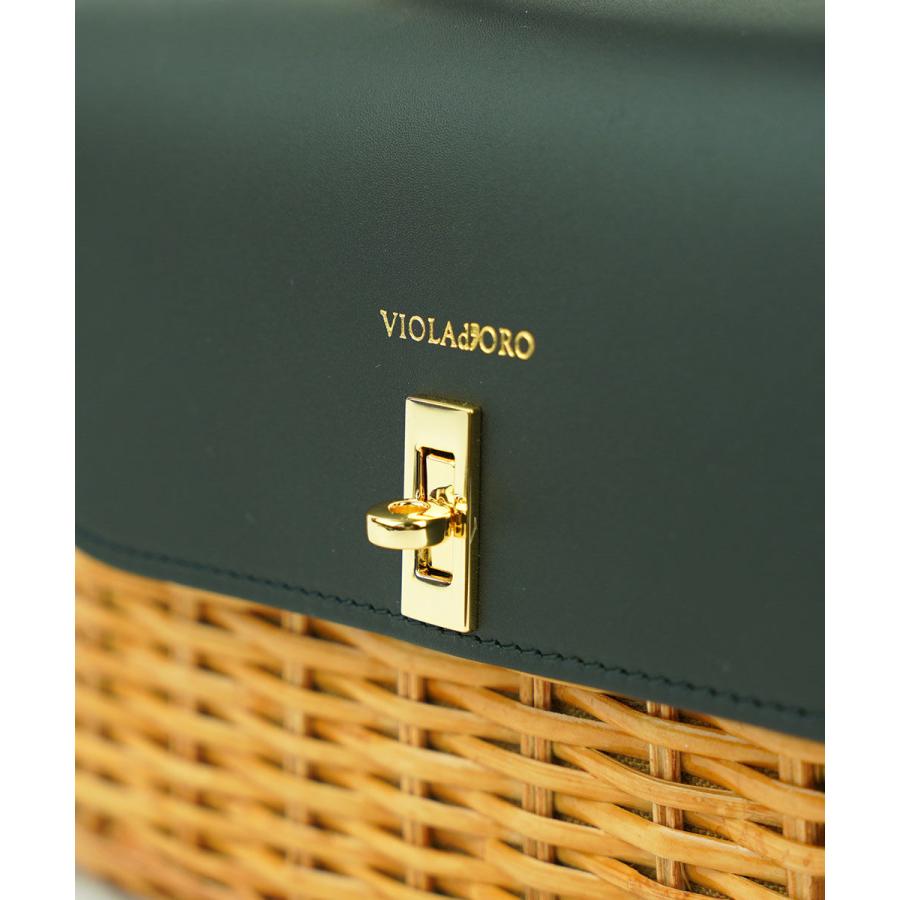 VIOLAd'ORO（ヴィオラドーロ） スプリットラタン 2WAY トップハンドル