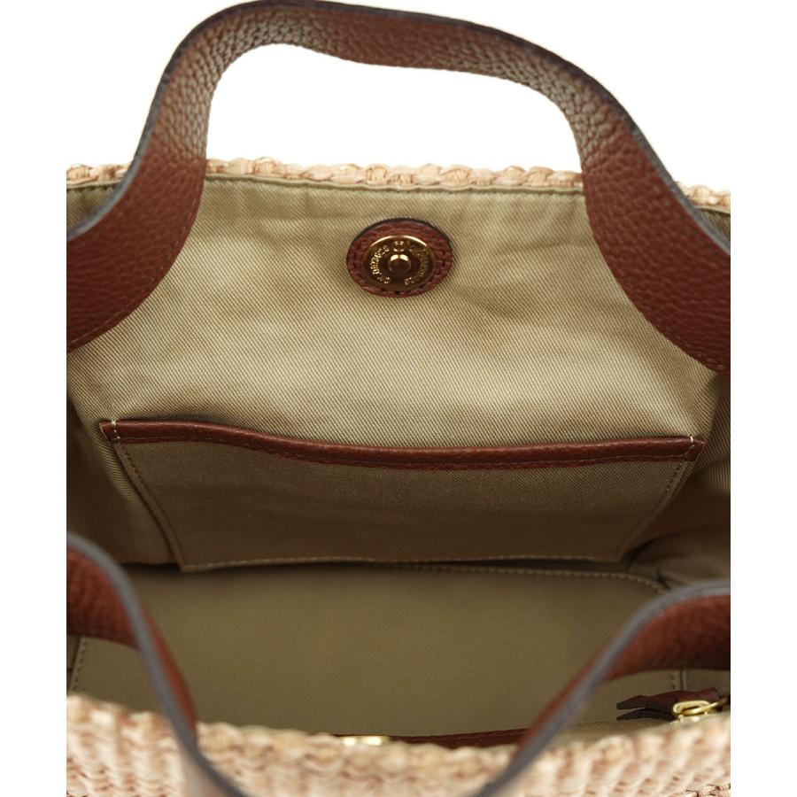 【美品】 ヴィオラドーロ SANDRO かごバッグ ラフィア 2way VIOLAd'ORO（ヴィオラドーロ） SANDRO ラフィアシート2wayかごバッグ