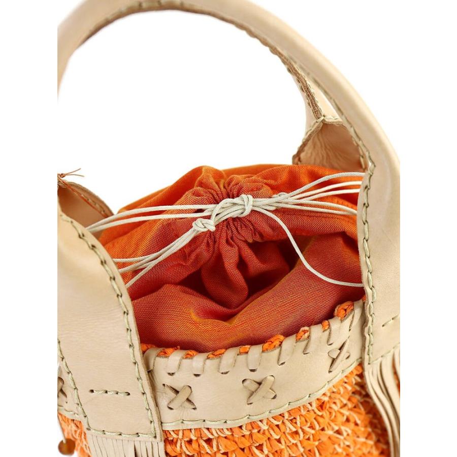 robita Robita(ロビタ)×VIVACQUA ラフィア レザー かごバッグ・VR-05  