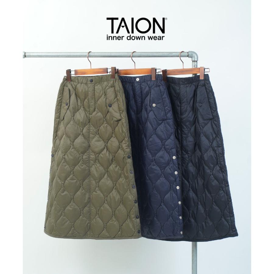 タイオン ミリタリー ダウンスカート ソフトシェル TAION 2025秋冬新作