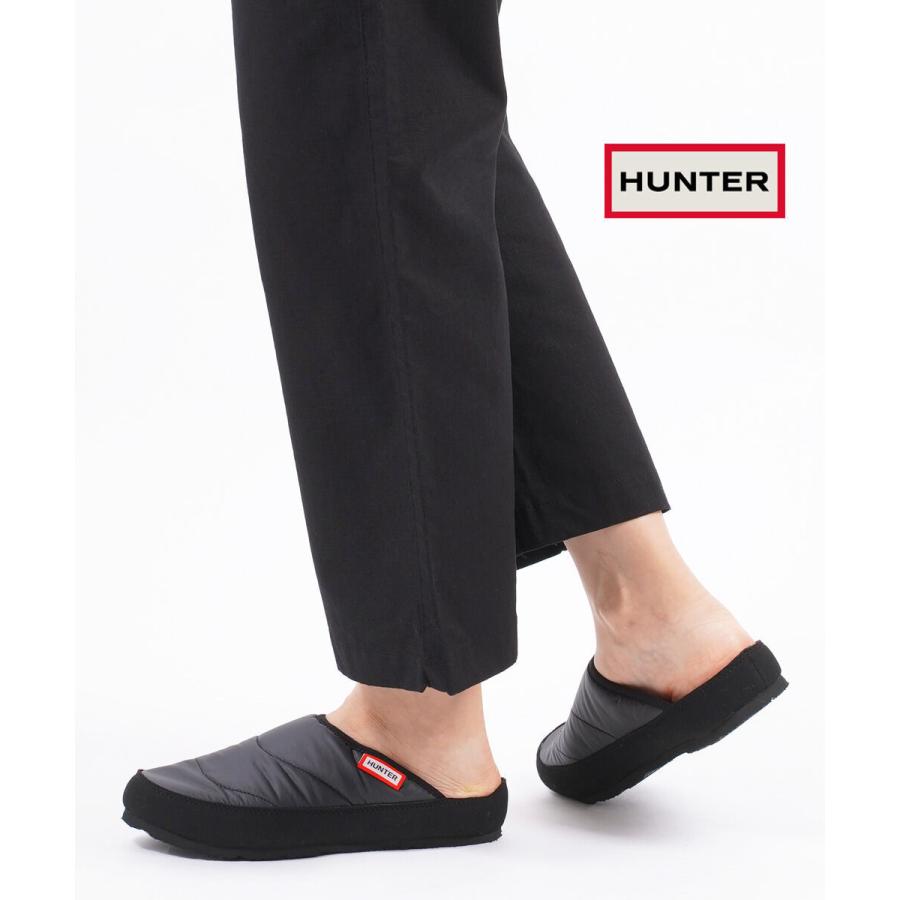 HUNTER（ハンター） スリッポン シューズ レディース パファー