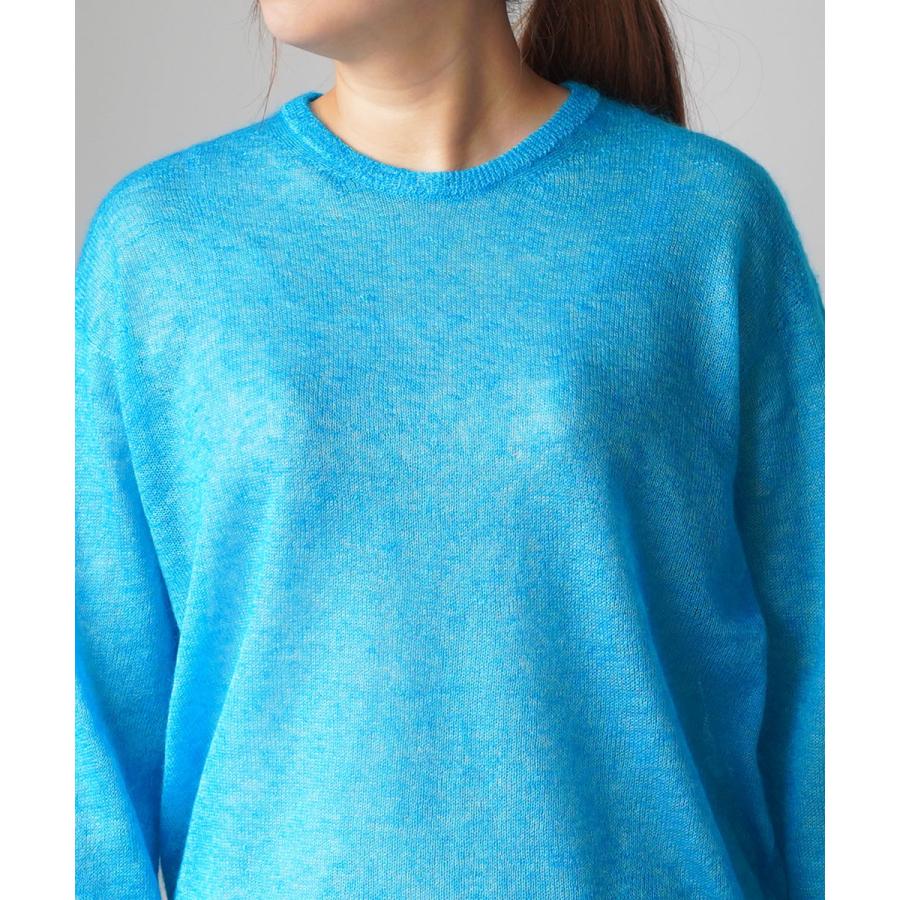 アンフィル extrakid mohair & silk crew-neck sweater unfil