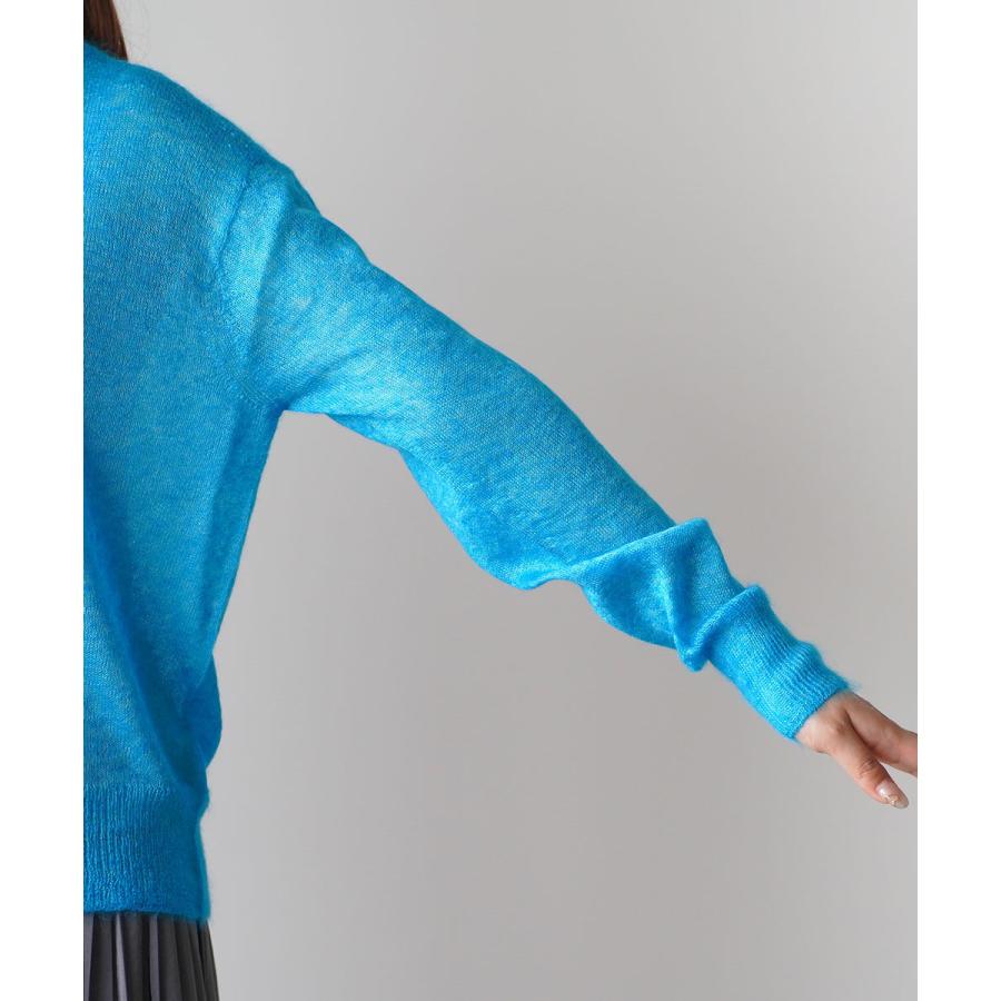 アンフィル extrakid mohair & silk crew-neck sweater unfil