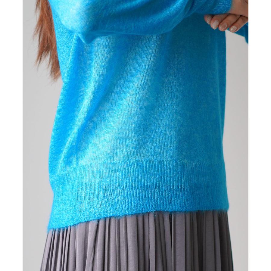 アンフィル extrakid mohair & silk crew-neck sweater unfil