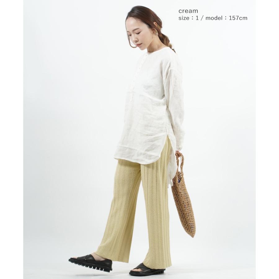 unfil アンフィル ニットパンツ イージーパンツ silk&coton unfil アンフィル ニットパンツ イージーパンツ silk&coton
