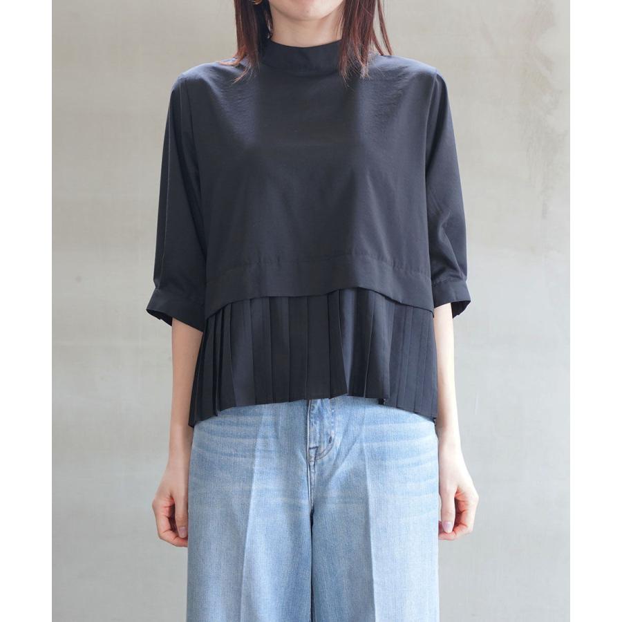 ホワイト HEM PLEATS BLOUSR WHYTO. レディース 国内正規品 爆買 |  | 09