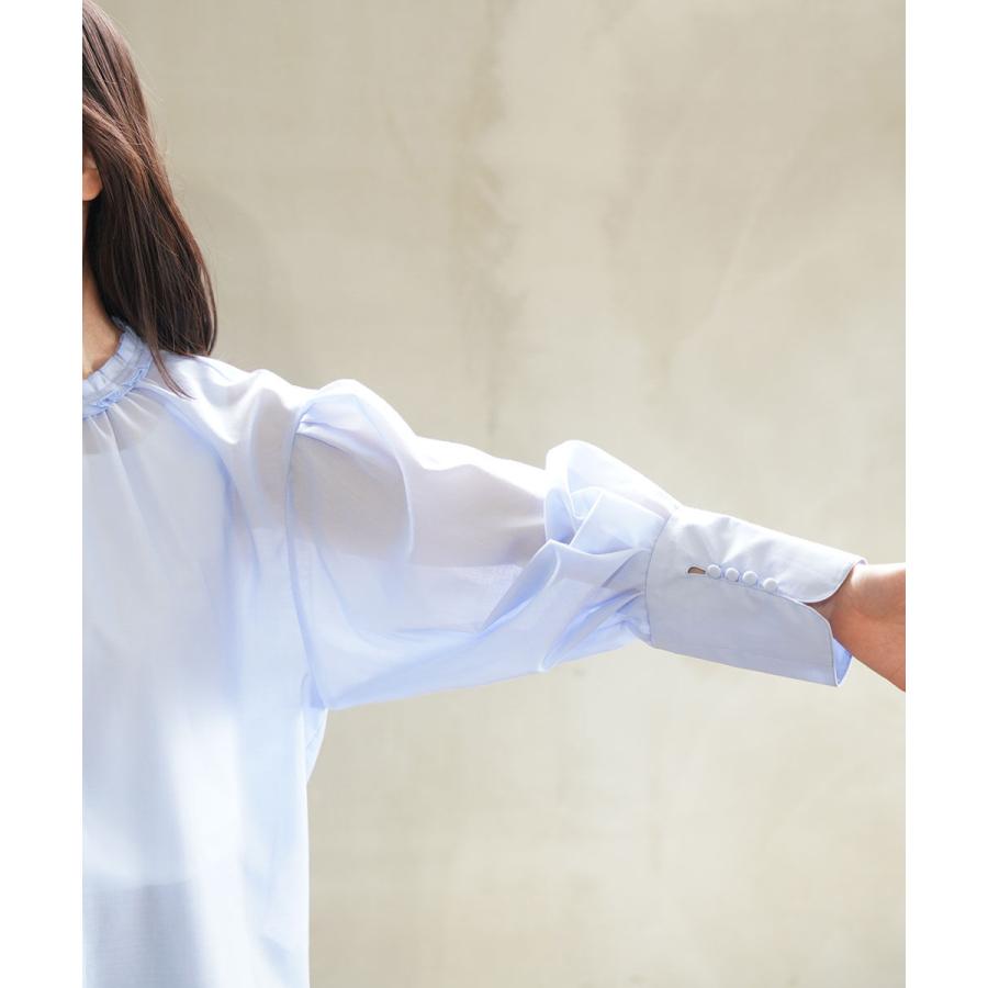 ホワイト PLEATS COLLAR BLOUSE WHYTO. レディース 国内正規品 爆買 |  | 07