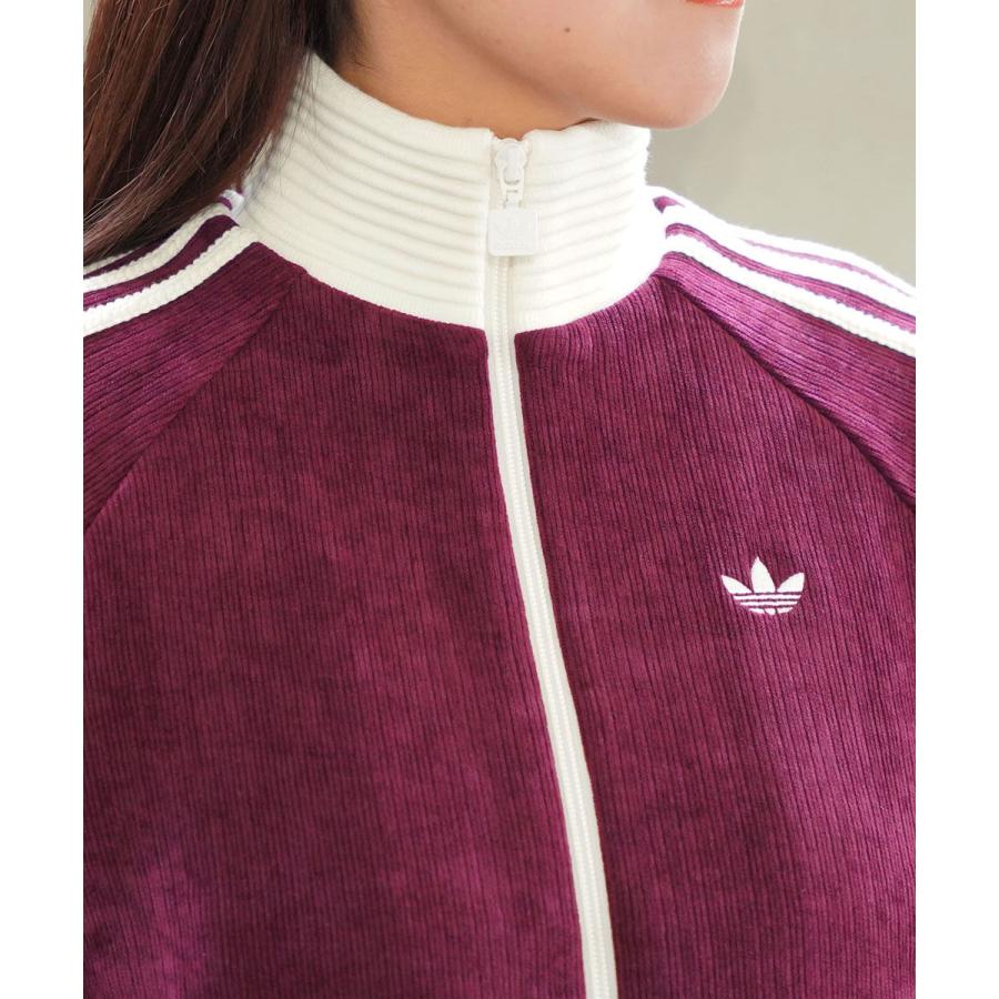 アディダス ベロア ニット トラックトップ adidas レディース 国内正規