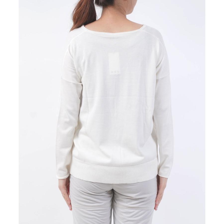 スリードッツ THREE DOTS ニット Lurex sweater loose pullover （ニット・セーター）｜three dots