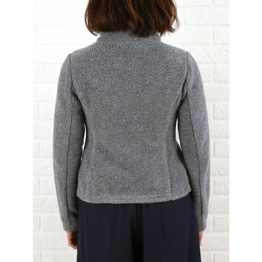 JAMES PERSE(ジェームスパース)ウールコットン スタンドカラー ボア  