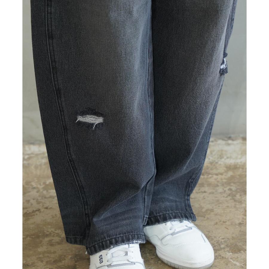 イェン CURVED SEAM DENIM PT GREY YENN レディース 国内正規品 爆買