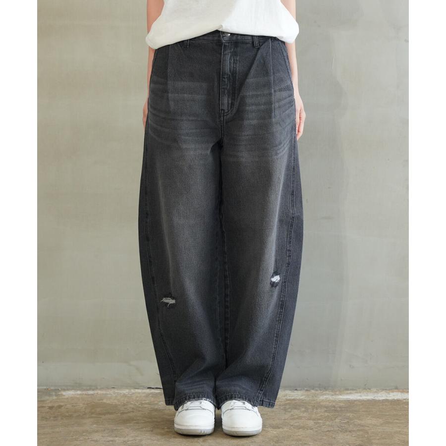 パンツ YENN CURVED SEAM DENIM PT GRAY イェン CURVED SEAM DENIM PT GREY YENN レディース 国内正規品 爆買