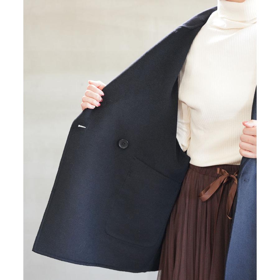 イェン ダブルフェイスベストジャケット YENN レディース 国内正規品
