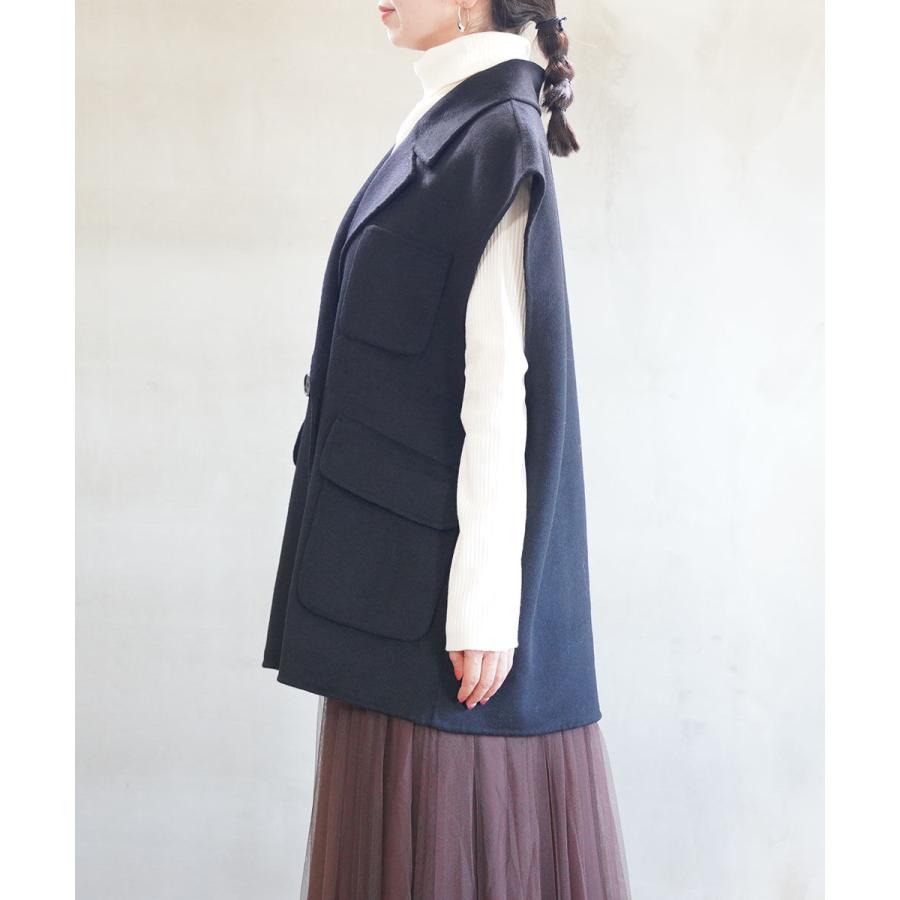 イェン ダブルフェイスベストジャケット YENN レディース 国内正規品