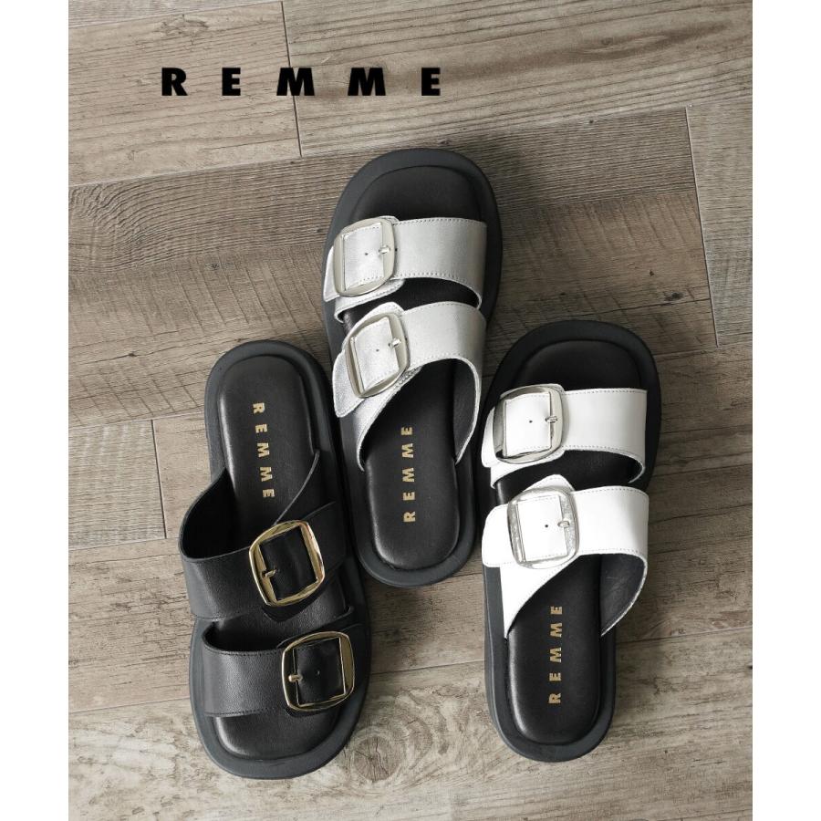 レメ ダブルベルトサンダル REMME ZH-2303-PR 国内正規品 220403 送料無料 REMME（レメ） ダブルベルトサンダル レディース 国内正規品 : etre