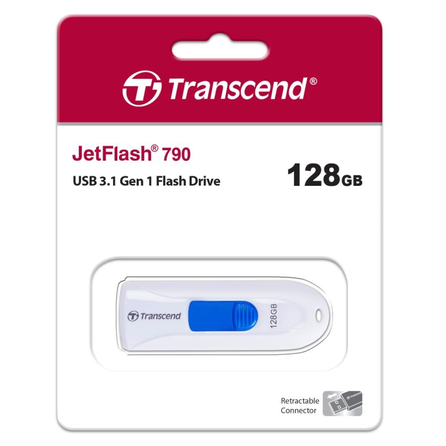 USBメモリ トランセンド TS128GJF790W [USBメモリ JetFlash 790シリーズ 128GB ホワイト USB3.0対応]｜etrend-y｜02