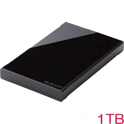 ポータブルHDD エレコム ELP-CED010UBK [ポータブルHDD USB3.0 1TB Black]｜etrend-y