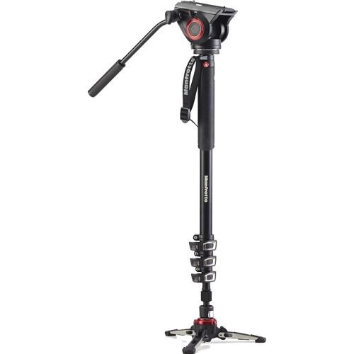 Manfrotto - 一脚 マンフロット MVMXPRO500 [XPRO フルード 録画媒体一脚 フルード雲台付] テレビ、オーディオ、カメラ-カメラアクセサリー-一脚