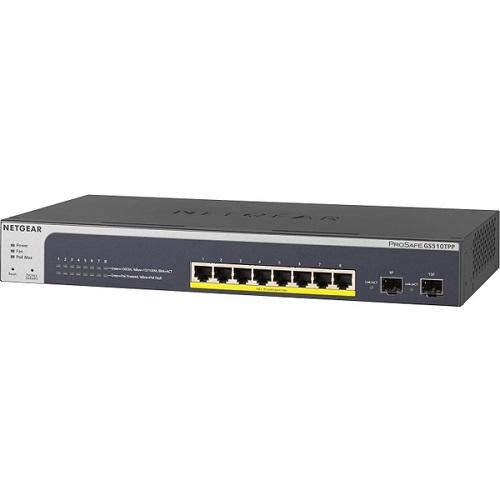 スイッチングハブ NETGEAR GS510TPP-100AJS [GS510TPP PoE+(190W) ギガ8P L2+ スマートスイッチ]｜etrend-y｜02