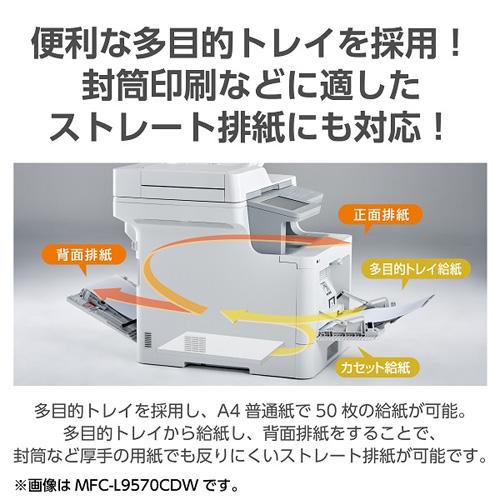 A4カラーレーザー複合機 ブラザー JUSTIO MFC-L8610CDW [A4カラーレーザー複合機/FAX/31PPM/LAN/ADF/プリンター/法人/事務所/企業/オフィス/仕事]の画像