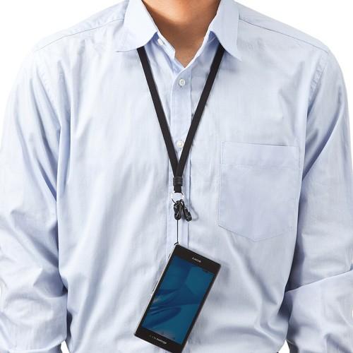 ストラップ サンワサプライ Dg St17bk ネックストラップ 安全パーツ 長さ調節付き ブラック イートレンドpaypayモール店 通販 Paypayモール