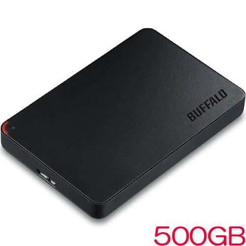 ポータブルHDD バッファロー HD-NRPCF500-BB [USB3.0 ポータブルHDD 500GB BUFFALO バッファロー]｜etrend-y