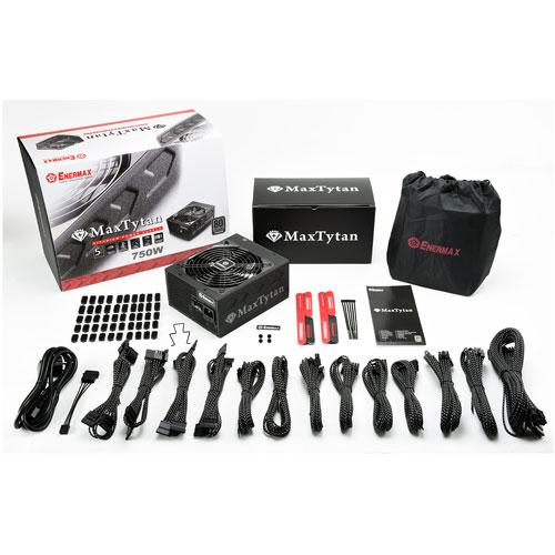 Enermax MaxTytan 750W 電源ユニット Titanium MaxTytan 750 Watt 80 PLUS Titanium Full-Modular Power Supply